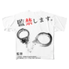 OKiDOKiの手錠デザインType B フルグラフィックTシャツ
