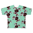 江戸川ベニのチョコタピ×ミント All-Over Print T-Shirt