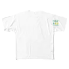 樹木・環境ネットワーク協会(shu)のグリーンセイバーロゴ フルグラフィックTシャツ