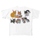 カフェみるくのNATUKO　「NEKO」MILKUの作家NATUKOの「NEKO」 All-Over Print T-Shirt