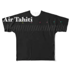 viofranme.のAir Tahiti Color フルグラフィックTシャツ