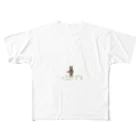 菜っぱのkumasan All-Over Print T-Shirt