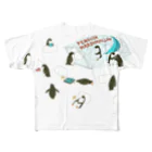 ムクのペンギン・マシュマロ All-Over Print T-Shirt