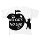 乃舞のNO CATS NO LIFE All-Over Print T-Shirt