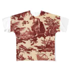 J. Jeffery Print Galleryのトワルドジュイ Toile de Jouy All-Over Print T-Shirt