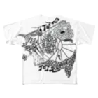 竹下キノの店のどこかの街の絵 All-Over Print T-Shirt