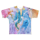 lalasandiegoのpalette.2(縦ver.) フルグラフィックTシャツ