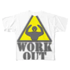 AURA_HYSTERICAのWorkout フルグラフィックTシャツ