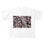 y_toniのflower フルグラフィックTシャツ