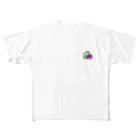 chang-pongのハムチャコ フルグラフィックTシャツ
