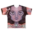 みつあみあさこの約束 All-Over Print T-Shirt