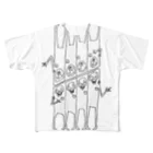 希鳳の角刈りポケット All-Over Print T-Shirt
