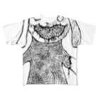 温室育ちのうさちゃん(しろ) All-Over Print T-Shirt