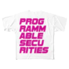 Masashi SalvadorのProgrammable Securities Tシャツ (マゼンタ） フルグラフィックTシャツ