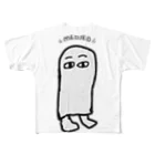 屋根裏ひみつ結社のMEDJED-メジェドさん(WAROLIER-ワロリエ)  フルグラフィックTシャツ