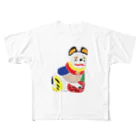 MOBの帖佐人形　猫 All-Over Print T-Shirt