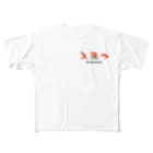 ぷにおもちSHOPのエビトライアスロン All-Over Print T-Shirt