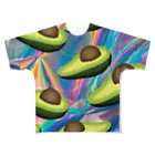 xxkaraokebarjasminexxのAvocado world All-Over Print T-Shirt