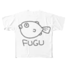 千月らじおのよるにっきのFUGU All-Over Print T-Shirt