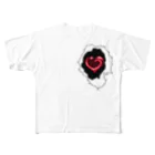 DELTAのmy heart フルグラフィックTシャツ