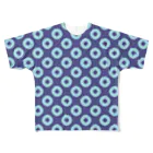 fujiatsuの鹿の子（青×水） All-Over Print T-Shirt