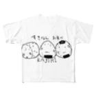 osam0508のおにぎりKAJIRI フルグラフィックTシャツ