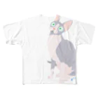 Fios shopのほんわかスフィンクス All-Over Print T-Shirt