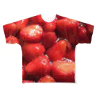 momo_cassiopeiaのいちごジャム All-Over Print T-Shirt