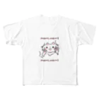 もろもろのモミモミキャット フルグラフィックTシャツ