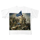 オトナヨカエンタープライズ（ぽの字の人）の沼津市民を導く自由の女神 All-Over Print T-Shirt
