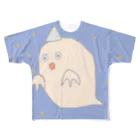 nakosukeのホーリーおばけナイト フルグラフィックTシャツ