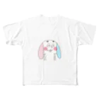 なみちょLINEスタンプ【拡散希望】のまろ犬　ご機嫌 All-Over Print T-Shirt