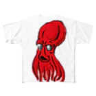 愚贅のTAKO フルグラフィックTシャツ