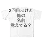 i-chidaの存在感ない人用の服 フルグラフィックTシャツ