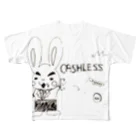 maruch_のオジウサ　CASHLESS All-Over Print T-Shirt