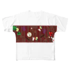 happy lifeのリアル人生ゲーム ロゴグッズ〜赤ver〜 All-Over Print T-Shirt