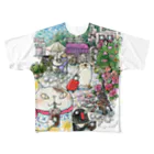 吉沢深雪の猫とペンギンと旅気分 All-Over Print T-Shirt