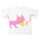 水草の猫マン6 All-Over Print T-Shirt