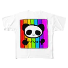 248-nijiya-のLGBT手話パンダ All-Over Print T-Shirt