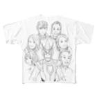 天神獅子イバラスターSHOPの舞台開催記念☆大杉監督描き下ろし集結Tシャツ All-Over Print T-Shirt