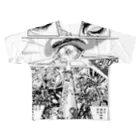 galleryHAKUSENの宮西計三『エレベーション Sa・Yo・Na・Ra』 "Laser-Eye" All-Over Print T-Shirt