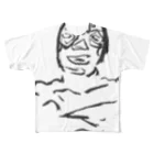 ガイコツギターのムキムキマスクマン All-Over Print T-Shirt