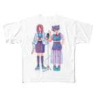 ぷんつくりーのバンユーインリョク00 フルグラフィックTシャツ