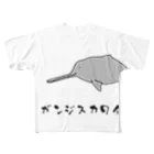 massao na kujiraのガンジスカワイルカ All-Over Print T-Shirt