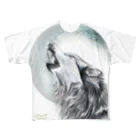 GENさんのお店のMoonWolf All-Over Print T-Shirt