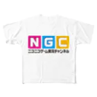 スタジオNGC　オフィシャルショップのNGC『オフィシャルロゴ』（Ver.1.1） フルグラフィックTシャツ