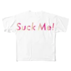 widenashowのSuck Me! フルグラフィックTシャツ