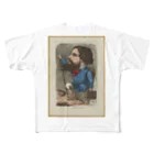 釜萢堂《かまやちどう》美術販売の「Gustave Courbet」 Inconnu／Paris Musées フルグラフィックTシャツ