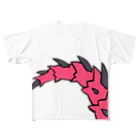 しっぽやのあかいどらごん All-Over Print T-Shirt