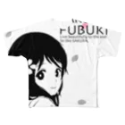 松や SUZURI店のSAKURA FUBUKI All-Over Print T-Shirt